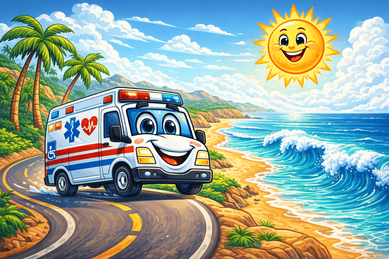 RideRx Medical Transportation caregiver assisting a senior patient into a modern medical transport vehicle in Newport Beach