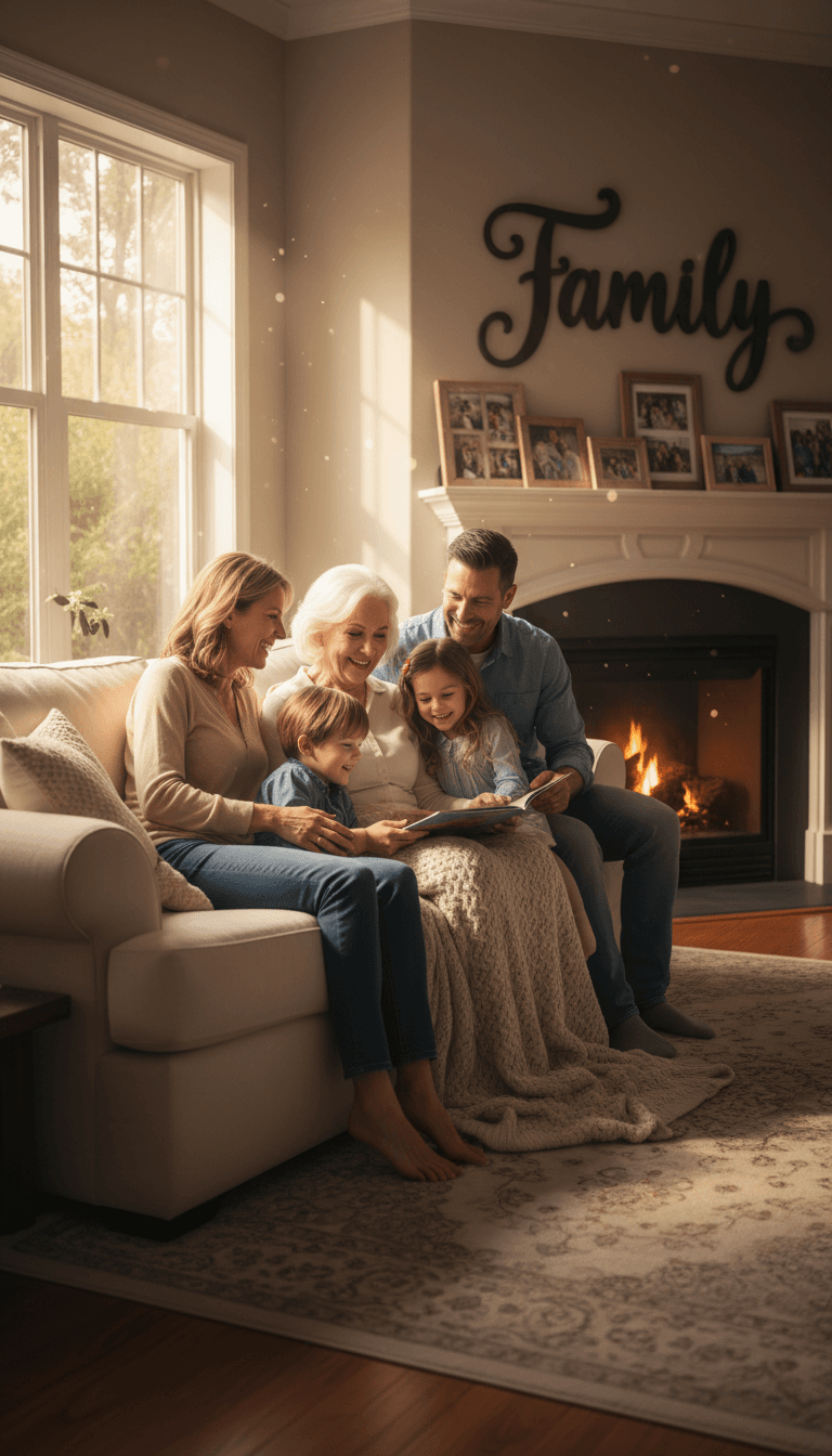 Patient enjoying quality time with family